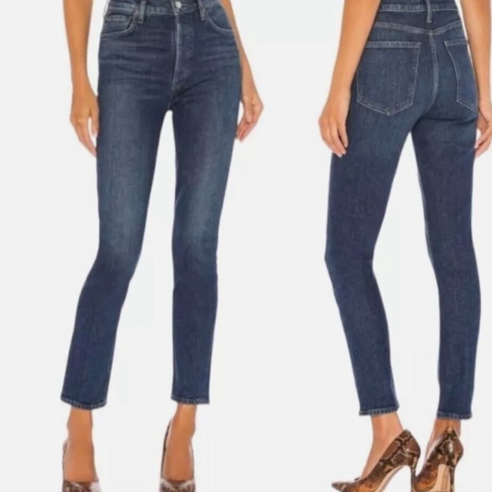 Agolde Nico High Rise Slim Fit Jeans Size 28